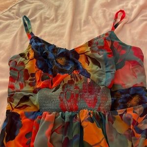 Brand New Multicolor Floral City Chic Dress